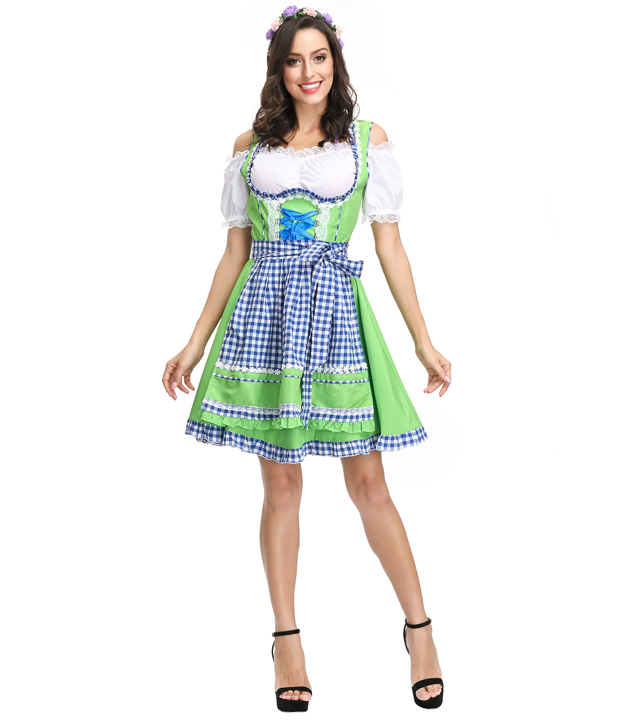 F1910-1 oktoberfest maid costume